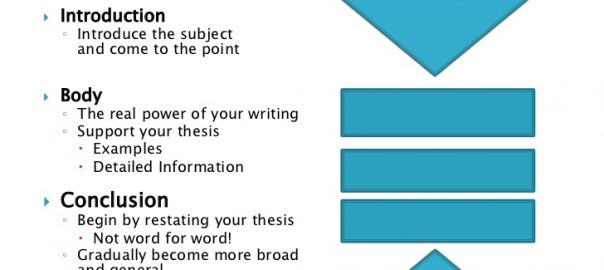 Model Essay Structure