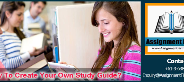 How To Create Your Own Study Guide