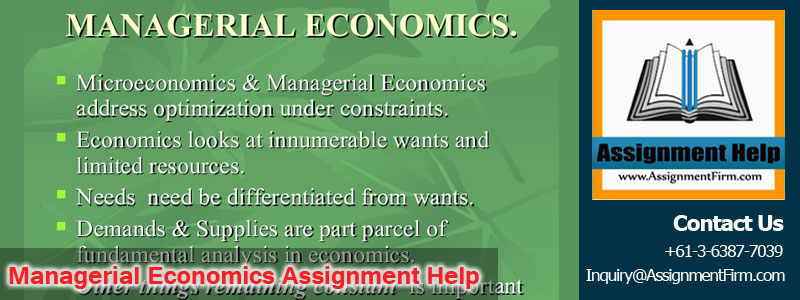 Managerial Economics Assignment Help 3 Managerial Economics Assignment Help