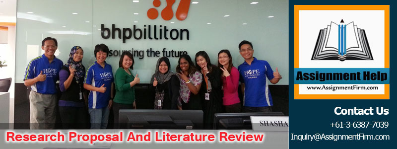 Research Proposal and Literature Review On BHP Billiton 1 Research Proposal and Literature Review On BHP Billiton