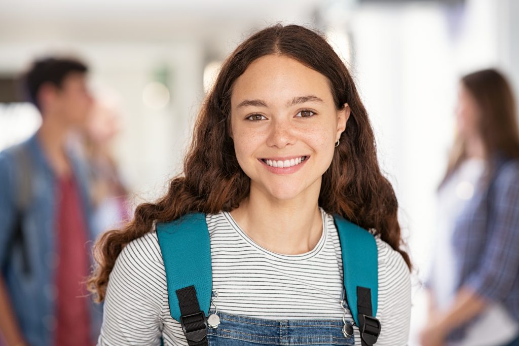 Happy University Student